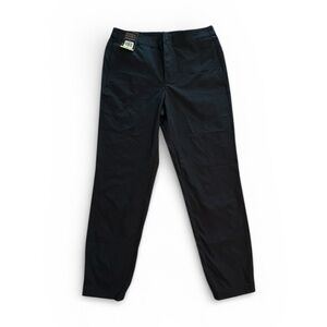 NWT Banana Republic Motion Tech Black Elastic Ankle Pants‎ Casual Work Men’s 32